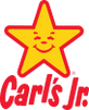 Carl's Jr. logo with a smiling yellow star and red text.