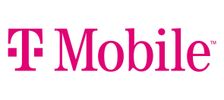 T-Mobile logo in magenta on white background.