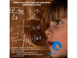 Sınav Kaygısı Taşıyan Çocuğun Ebeveyni Olmak” semineri ebeveynler, öğretmenler için