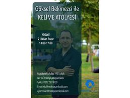 Değerli Yazar Göksel Bekmezci ile "Kelime Atölyesi" Ankara'da Mutlu Yaşam Öğrenci