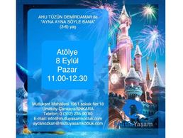 AHU TÜZÜN DEMİRDAMAR İLE "AYNA AYNA SÖYLE BANA" HİKAYE ATÖLYESİ GERÇEKLEŞTİRİLMİŞTİR
08/09/2019
