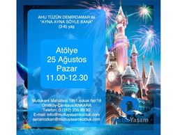 Ahu Tüzün Demirdamar ile "Ayna Ayna Söyle Bana" Hikaye Atölyesi 25 Ağustos'ta!
20/08/2019