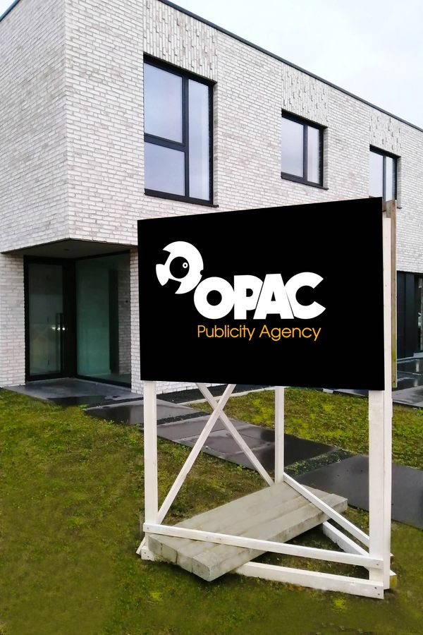 Immo structuur op palen - Immo borden - Immo constructie
