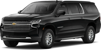 Black Chevy suburban luxury SUV