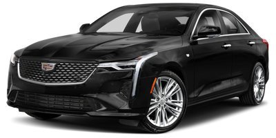 Black Luxury cadilac sedan xt