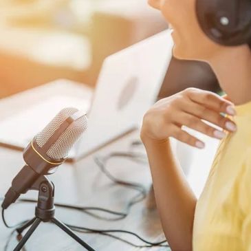 Podcast Guest being Interviewed