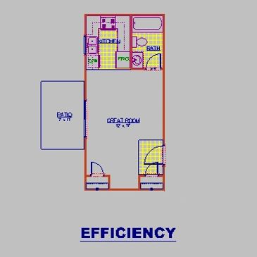 Wheelersburg Ohio Efficiency Apartment