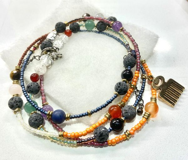 WombMan WaistBeads Chakra Balancing Beads