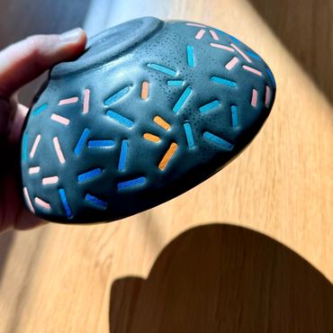 Egg on toast ornament