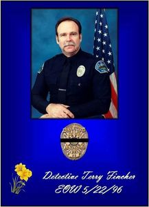 Brea Police Department: In Memory of Detective Terry Fincher Friend Brother Mentor