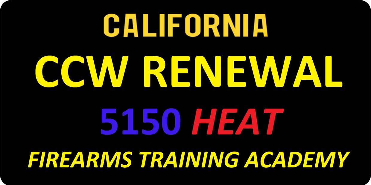 instructor led live ccw renewal  class course training approved by OCSD orange county sheriff sb2