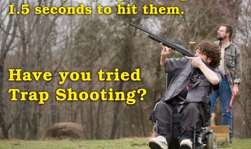 Handicapped disabled learn to shoot pistol rifle shotgun Brea Fullerton Placentia Yorba Lin La Habra