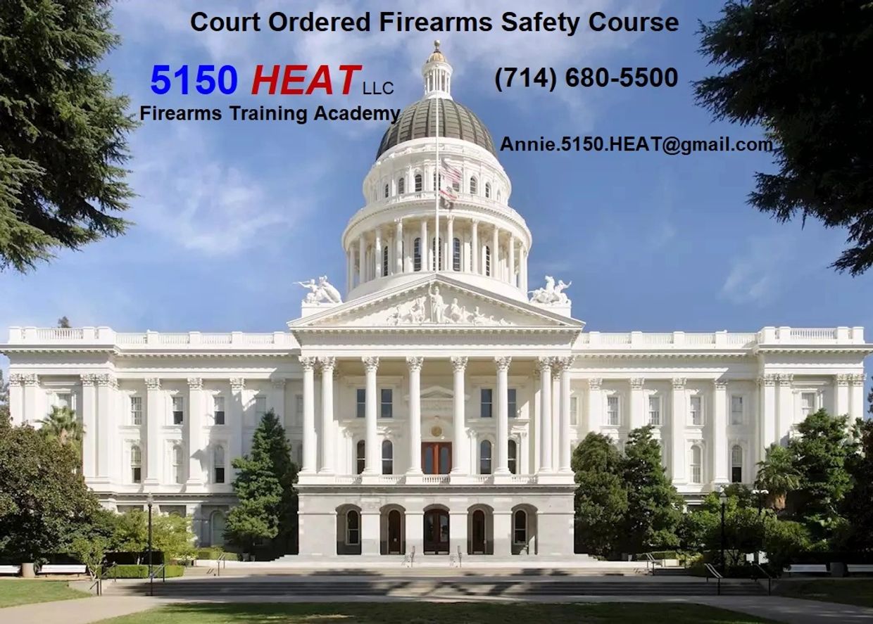 Court Order Firearm Gun Safety Class meets California court requirements NRA Basic Pistol firearms