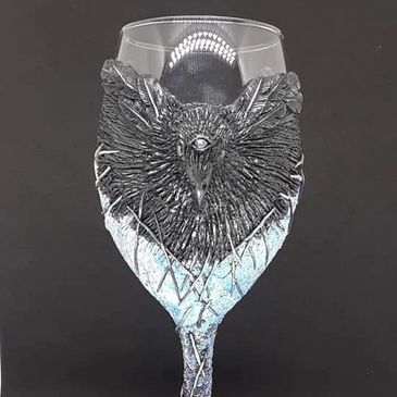 Embellished Wine Glass