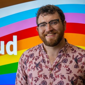 A headshot of David Maher, Events and Programming