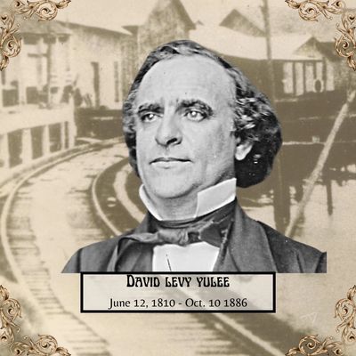 An old vintage picture of David Levy Yulee