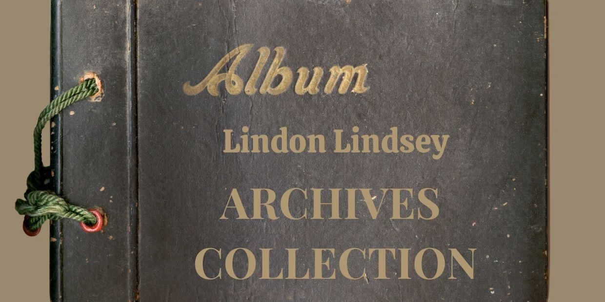 A picture of an album about Lindon Lindsey 