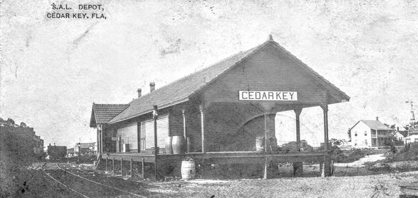 An old vintage picture of the Seaboard Airline Train Depot