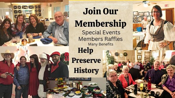 A banner about membership and special events