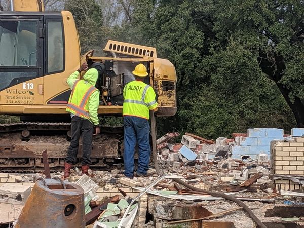 Hughes Companies, Inc., Hughes Plumbing & Utility Contractors, Demolition Project, Construction