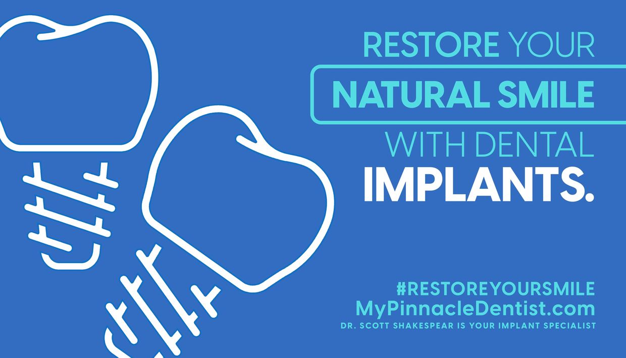 Dental implants restore your natural smile.