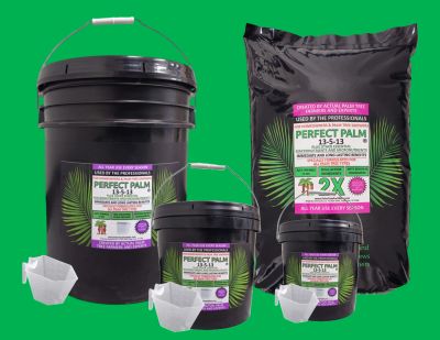 Perfect Palm® is the most universal Palm Tree fertilizer—designed for all palm species and all soil