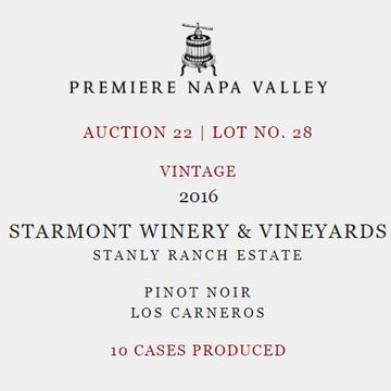 2016 Premiere Napa Valley Starmont Pinot Noir
