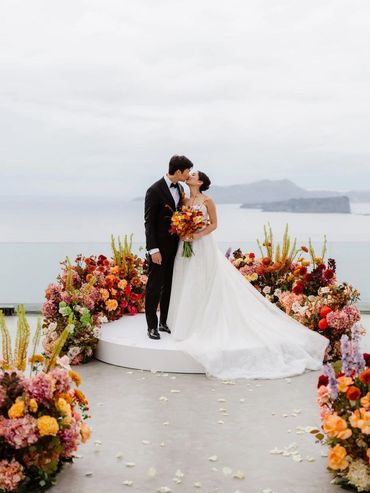 Wedding Venues in Santorini for 2026/2027 !Book Your Santorini Weddings ! Persian indian lebanese Pa