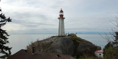 image of the lighthouse at Lighthouse Park