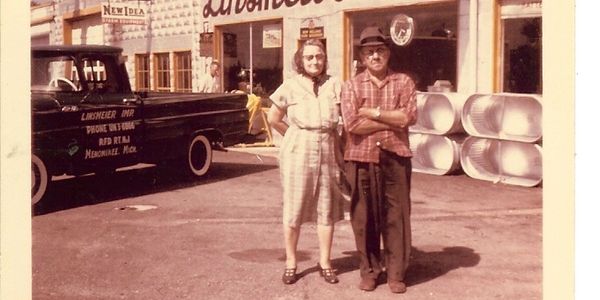 John and Ann Linsmeier one of the brothers that started Linsmeier Implement Inc.
