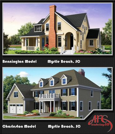 3D Exterior Renderings of Production Style homes. 3D Rendering Company, https://arcrenderings3d.com/