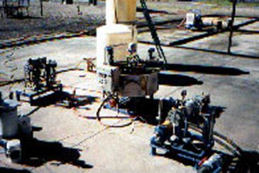 DAF Corp maximizer clarifier skid mount bubbler generator, industrial filtration systems