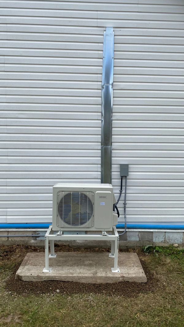 ductless heat pump installation