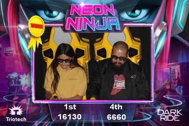 Neon Ninja Photo Souviner at THE RiDE 7D Ontario Mills