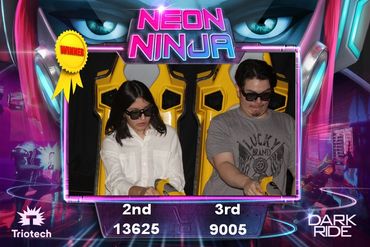 Neon Ninja Photo Souviner at THE RiDE 7D Ontario Mills