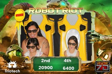 Robot Riot Photo Souvenir Robot Riot Ride at THE RiDE 7D Ontario Mills