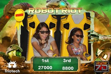 Robot Riot Photo Souvenir Robot Riot Ride at THE RiDE 7D Ontario Mills