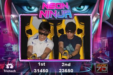 Neon Ninja Photo Souviner at THE RiDE 7D Ontario Mills
