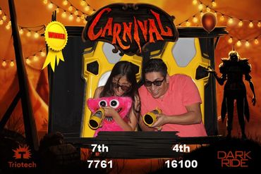 Carnival Ride Photo Souviner at THE RiDE 7D Ontario Mills.