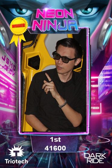 Neon Ninja Photo Souviner at THE RiDE 7D Ontario Mills