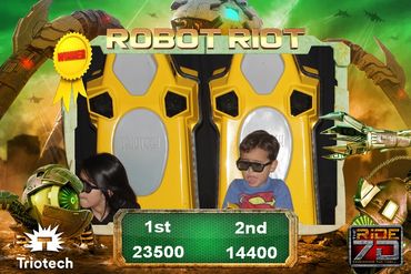 Robot Riot Photo Souvenir Robot Riot Ride at THE RiDE 7D Ontario Mills