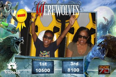 Werewolves photo Souvenir at THE RiDE 7D Ontario Mills.