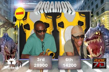 Gigamon Photo Souvenir Gigamon Ride at THE RiDE 7D Ontario Mills