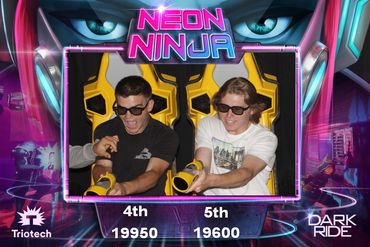 Neon Ninja Photo Souviner at THE RiDE 7D Ontario Mills
