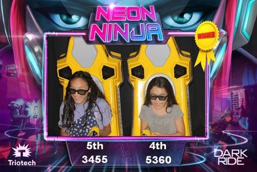 Neon Ninja Photo Souviner at THE RiDE 7D Ontario Mills