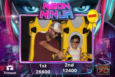Neon Ninja Photo Souviner at THE RiDE 7D Ontario Mills