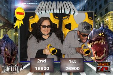 Gigamon Photo Souvenir Gigamon Ride at THE RiDE 7D Ontario Mills