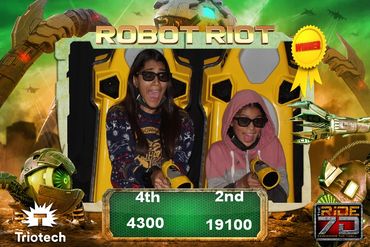 Robot Riot Photo Souvenir Robot Riot Ride at THE RiDE 7D Ontario Mills