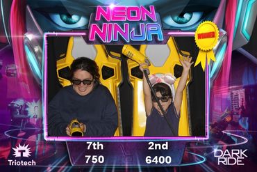 Neon Ninja Photo Souviner at THE RiDE 7D Ontario Mills