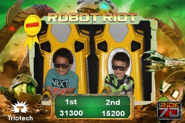 Robot Riot Photo Souvenir Robot Riot Ride at THE RiDE 7D Ontario Mills